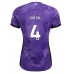 Cheap Liverpool Virgil van Dijk #4 Third Football Shirt Women 2023-24 Short Sleeve
